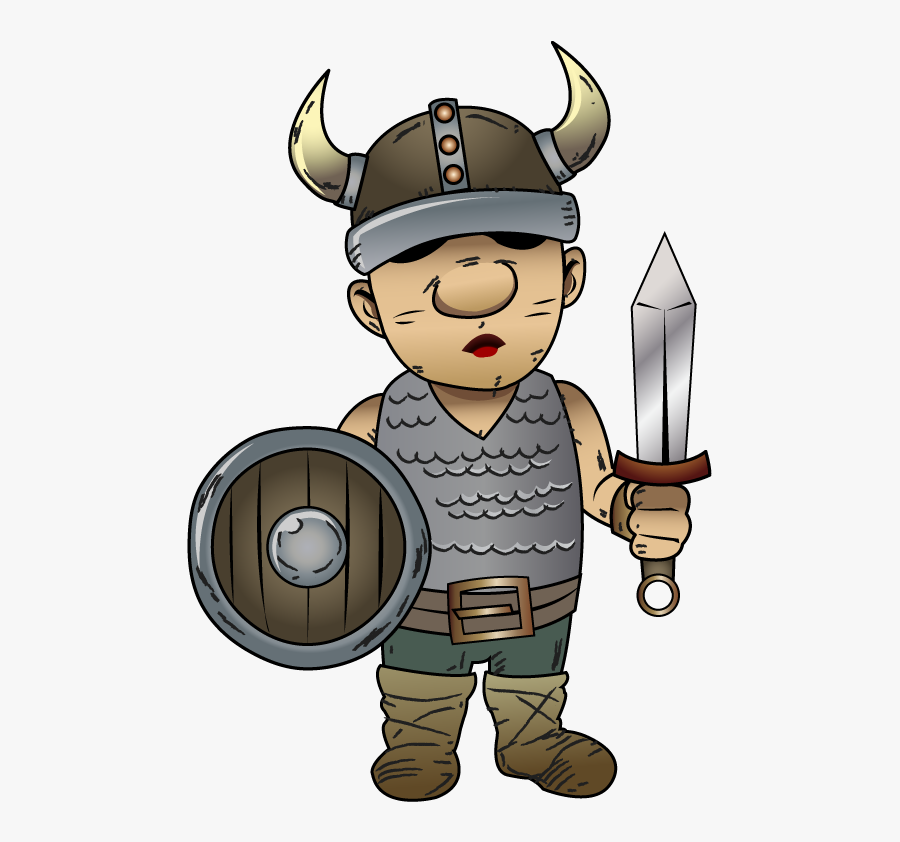 Viking Men Cartoon Png, Transparent Clipart