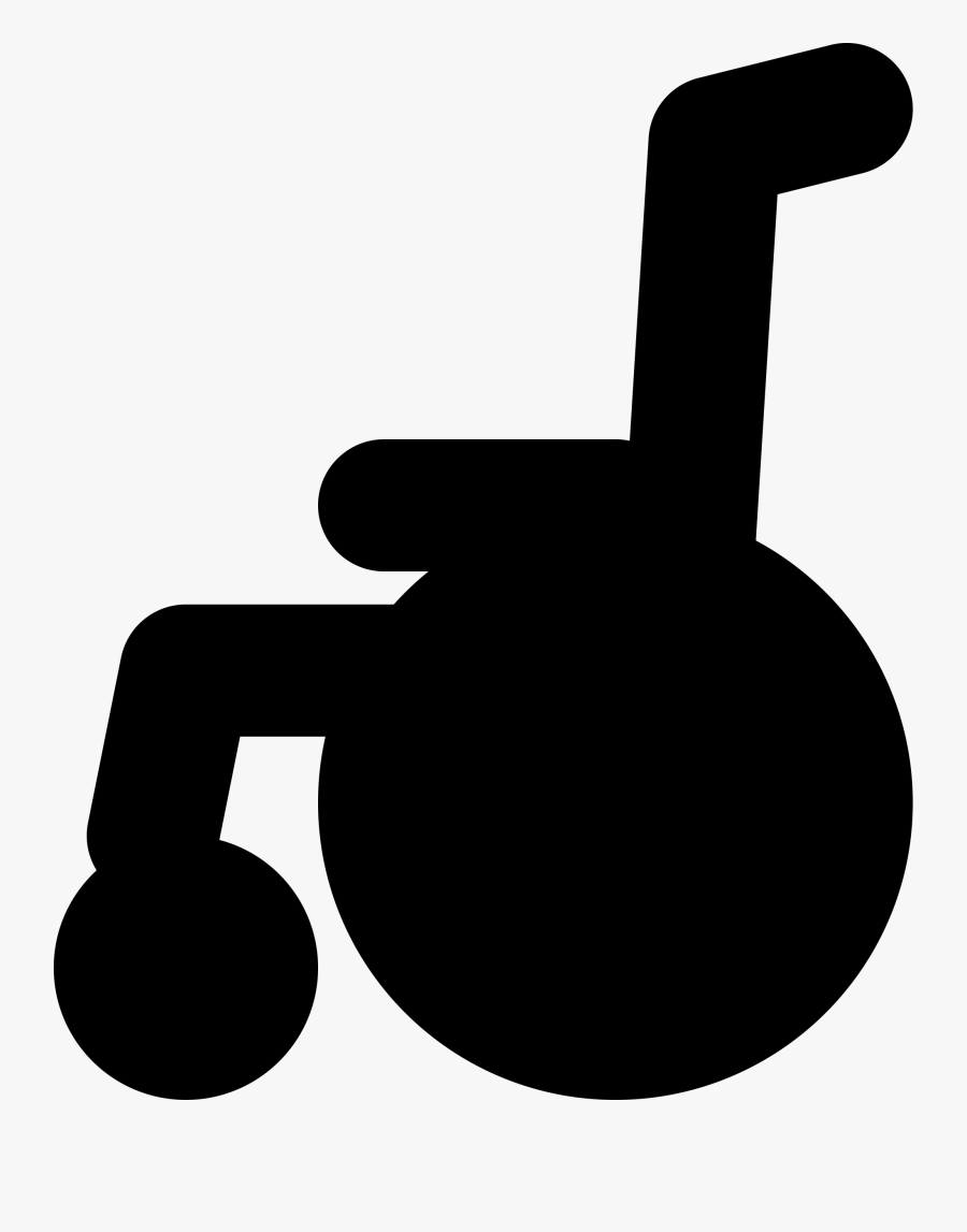 Silhouette,monochrome Photography,artwork - Wheelchair Silhouette Png, Transparent Clipart
