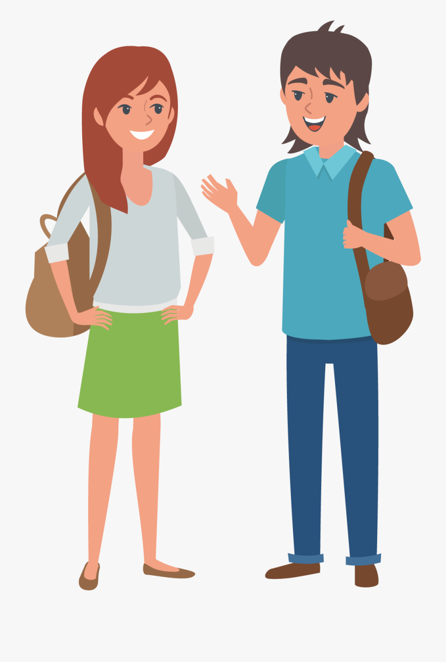 International Student Royalty-free Illustration - Man And Woman Cartoon