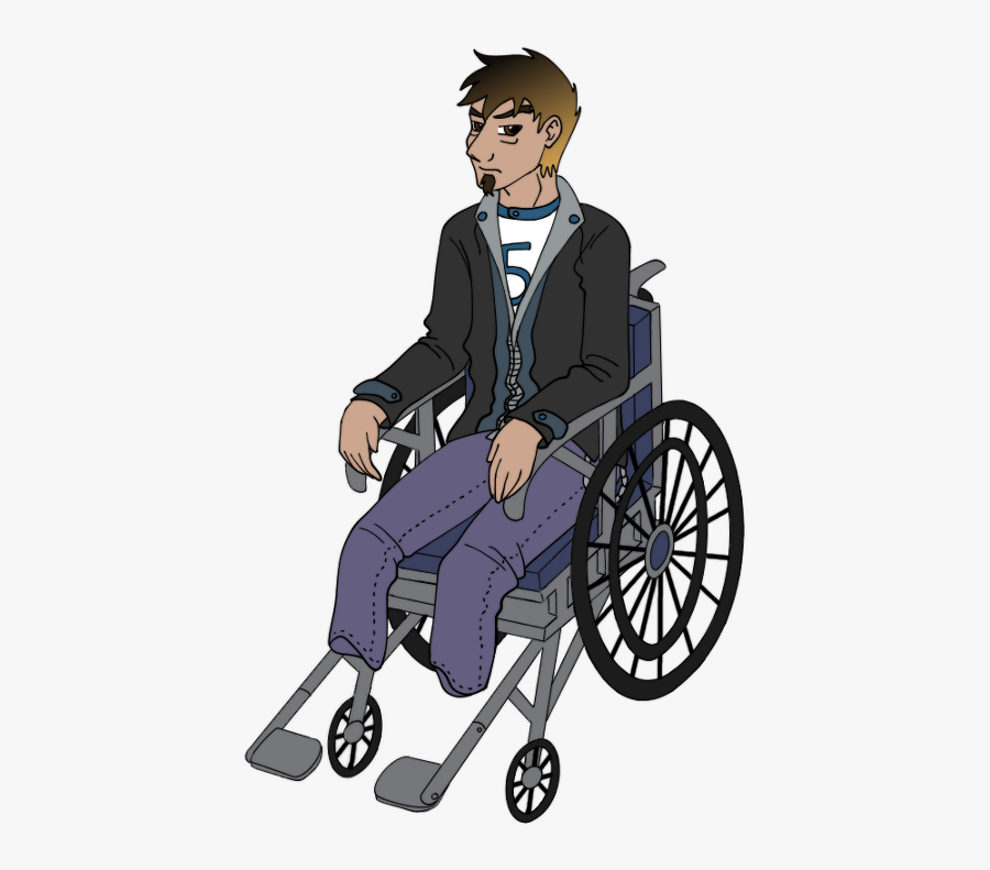 Personality - Wheelchair, Transparent Clipart