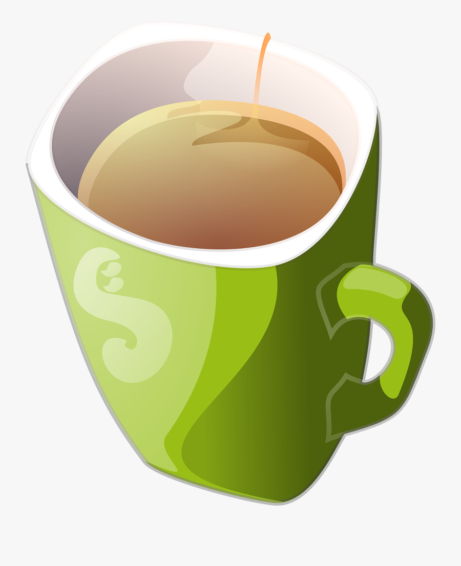 Green Mug Of Tea - Cup Of Tea Clipart, Transparent Clipart