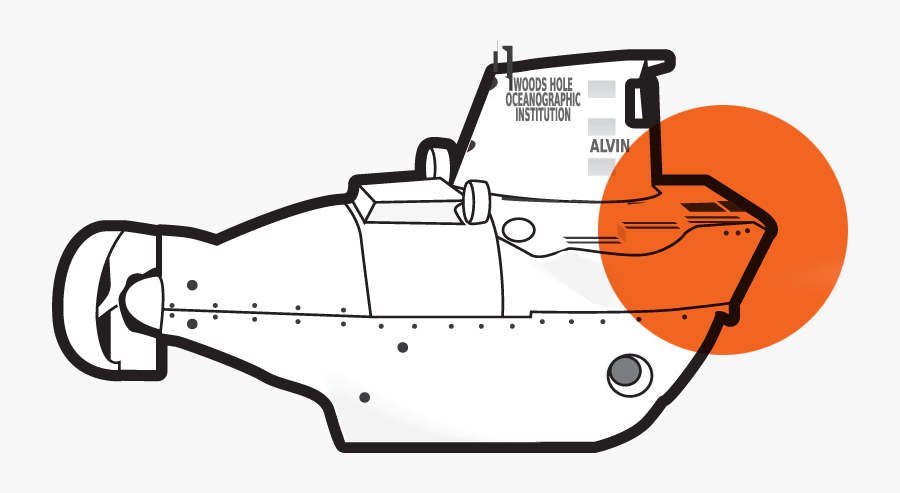 Alvin Submarine Drawing Clipart , Png Download - Alvin Submarine Titanic Easy Draw, Transparent Clipart