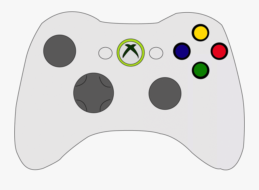 Coloring Page Xbox Controller Sketch Drawings Of Xbox - Easy Xbox Controller Drawing, Transparent Clipart