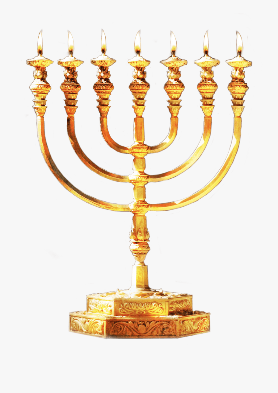 Menorah Clipart Transparent Stick - Judaism Menorah Transparent Back Ground, Transparent Clipart
