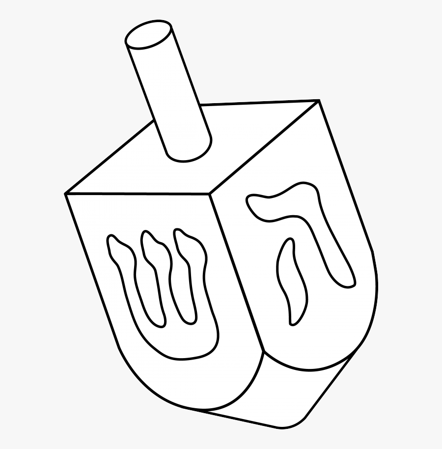 Judaism Symbols Dreidel, Transparent Clipart