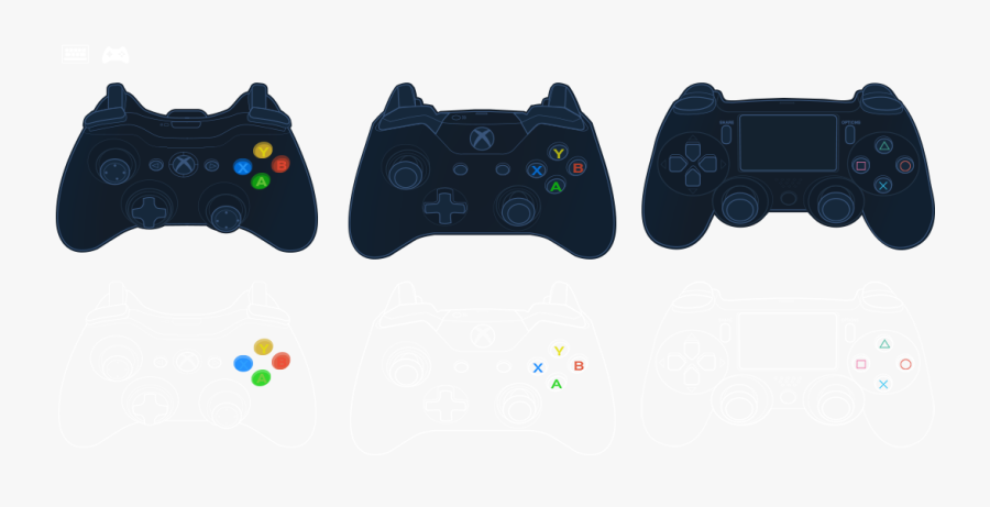 Collection Of Free Controller Vector Steam - Game Controller, Transparent Clipart