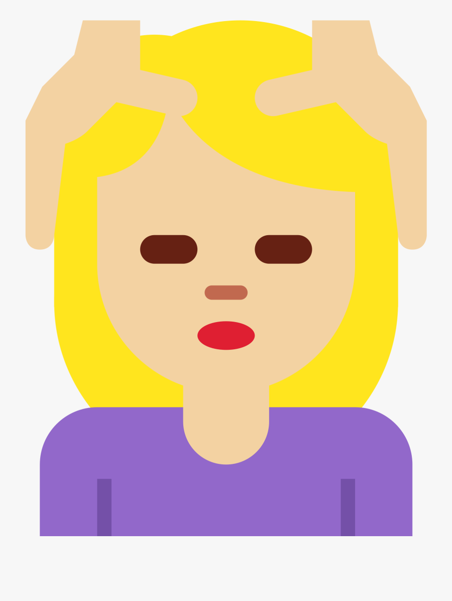 💆 Emoji Meaning Clipart , Png Download - Headache Emoji Whatsapp, Transparent Clipart