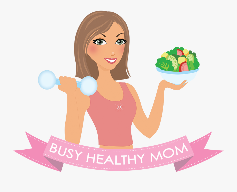 Girl Eating Healthy Food Clipart, Transparent Clipart