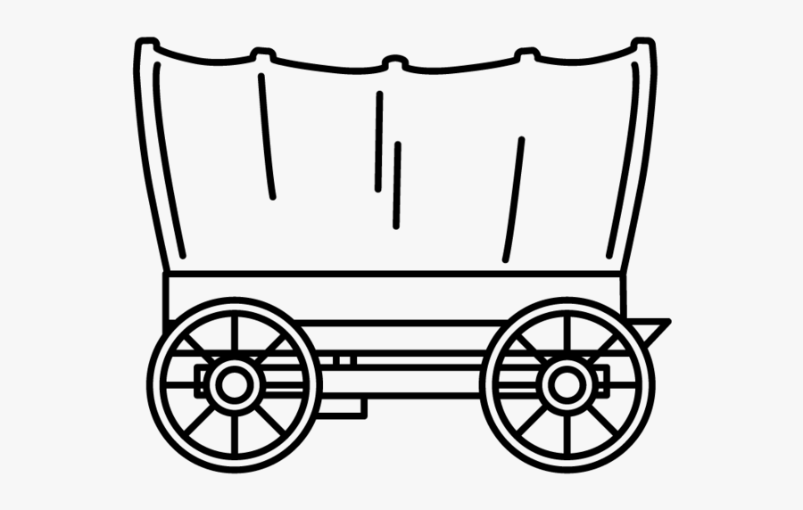 Wagon Clipart Little Red Wagon - Wagon Clipart Black And White, Transparent Clipart