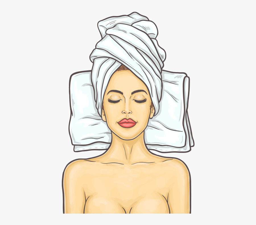 Woman Getting Massage, Spa Png Image Free Download - Pop Art Woman Png, Transparent Clipart