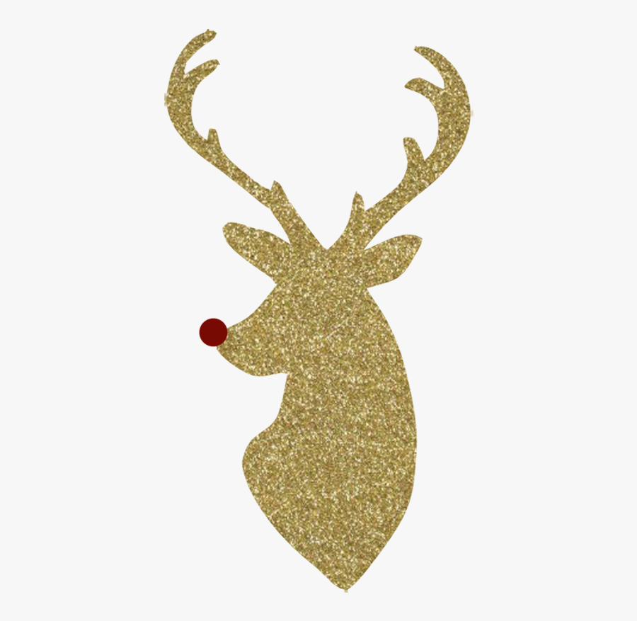 Reindeer Silhouette Rudolph Red Deer, Transparent Clipart