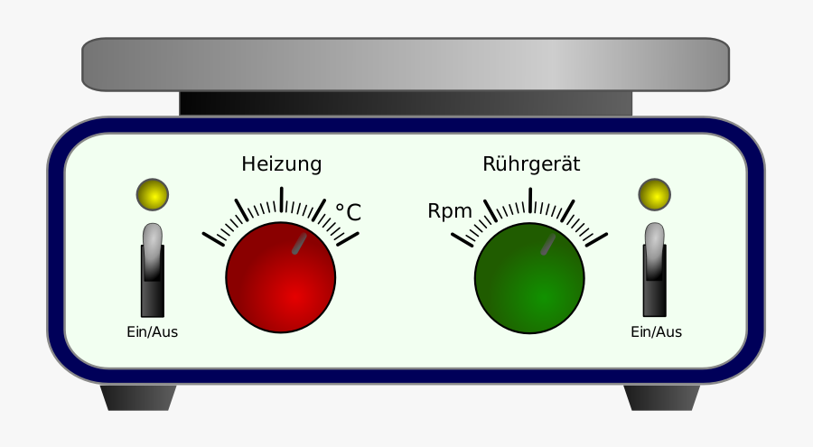 Rühr- Und Heizplatte - Hot Plate Clip Art, Transparent Clipart