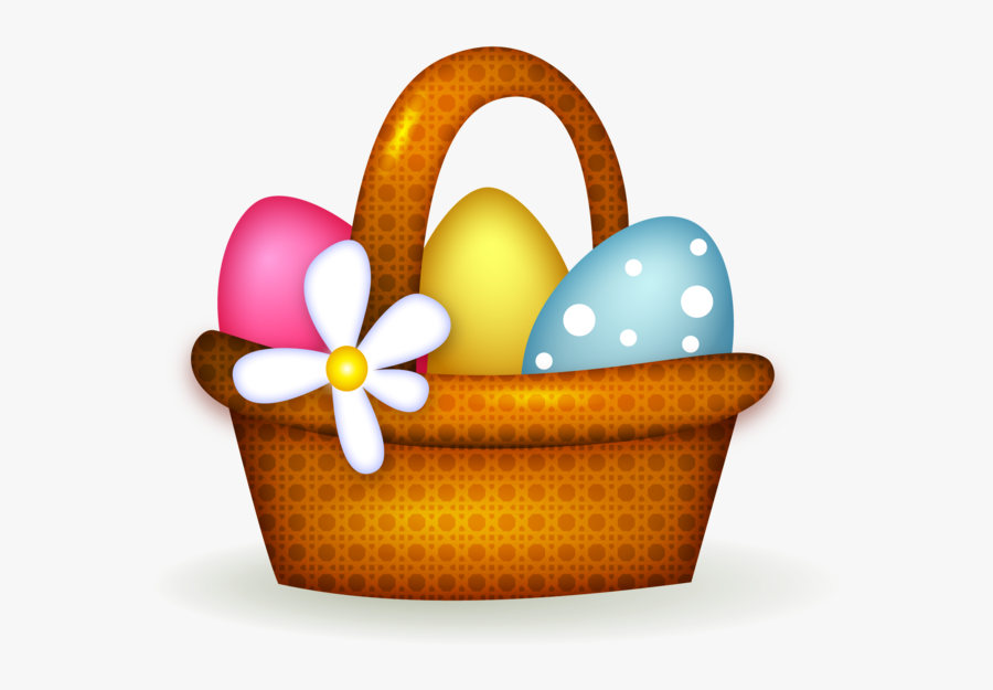 Basket Vector Easter Egg, Transparent Clipart