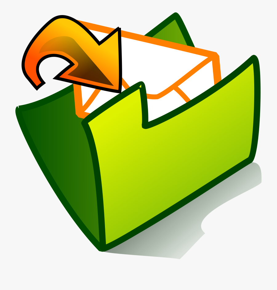 Clipart - Folder Inbox - Personal Clipart, Transparent Clipart