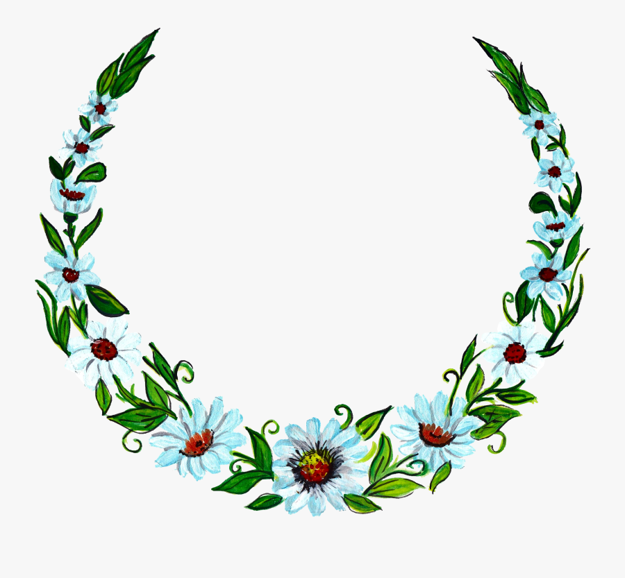 Wreath Of Flowers Png, Transparent Clipart