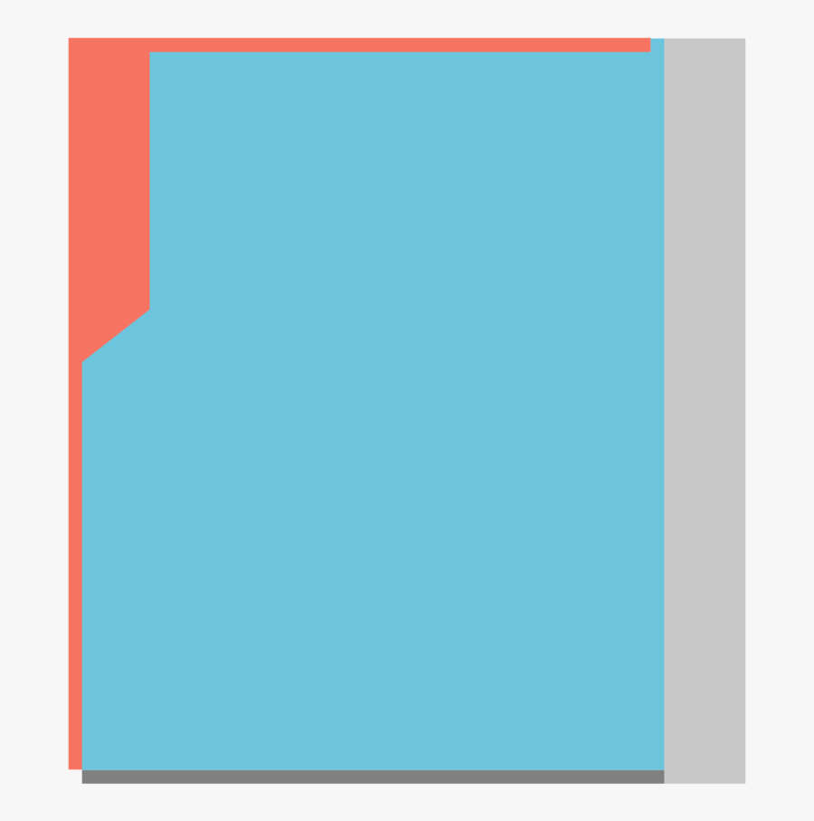 Clipart - Folder - Paper Folder Vector, Transparent Clipart