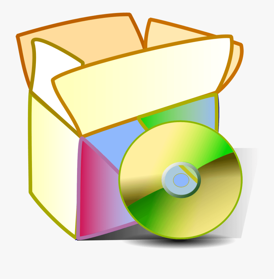 Folder Applications Clipart, Vector Clip Art Online, - Colorful Box Clipart, Transparent Clipart