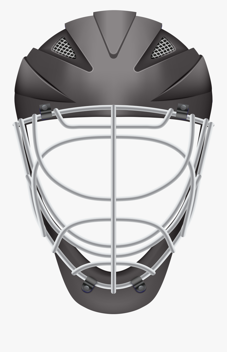 Clip Art Lacrosse Helmet Clipart - Hockey Helmet Transparent Background, Transparent Clipart