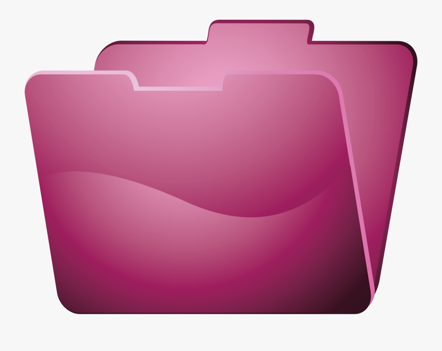 Fucsia By Ilnanny Icon - Folder Icon Clipart Pink, Transparent Clipart