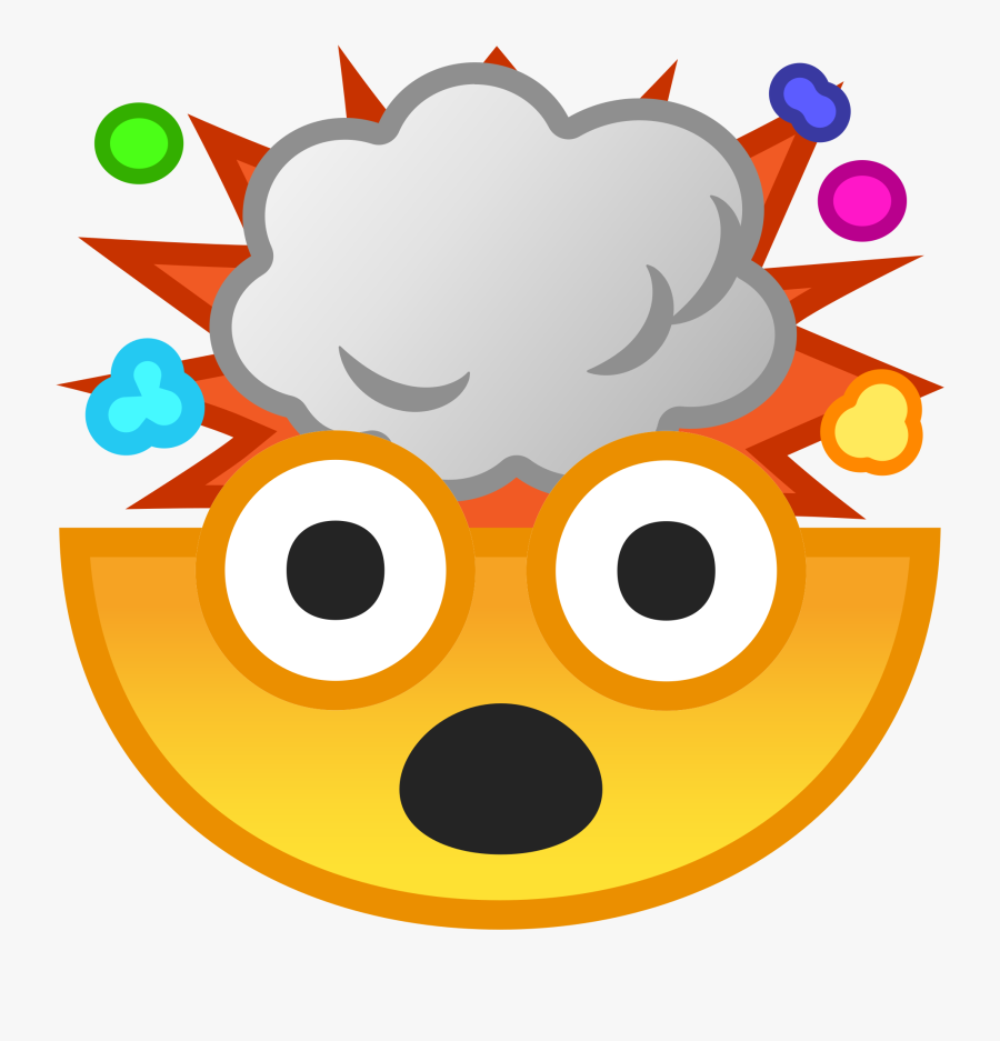 Exploding Head Icon - Exploding Head Emoji, Transparent Clipart