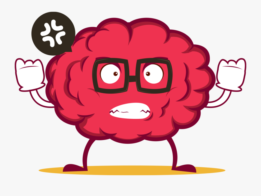 Brain Emoji Stickers By El Mehdi Laidouni - Brain Emoji Transparent Sticker, Transparent Clipart