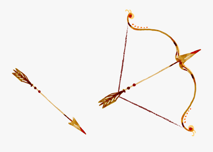 Picture Of Bow And Arrow - Bow & Arrow Vector, Transparent Clipart