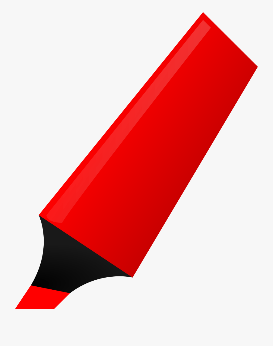 Line,angle,rectangle - Red Pen Clip Art, Transparent Clipart