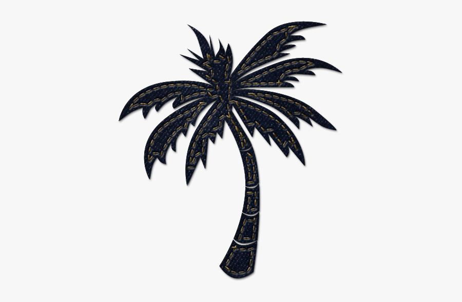 Palm Tree Clipart White Background - Palm Tree Clipart, Transparent Clipart