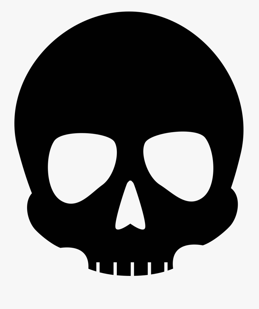 Skull Clipart File - Transparent Background Skull Icon, Transparent Clipart