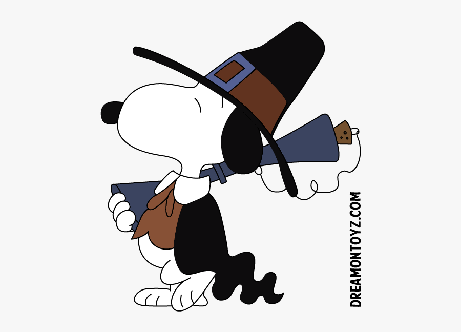 Pilgrims Clipart Little - Pilgrim Snoopy, Transparent Clipart