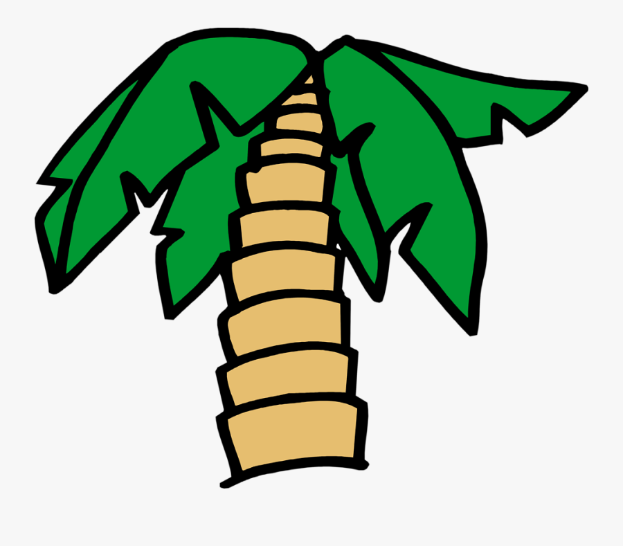 Palm Tree - Palm Tree Cartoon Image Transparent, Transparent Clipart