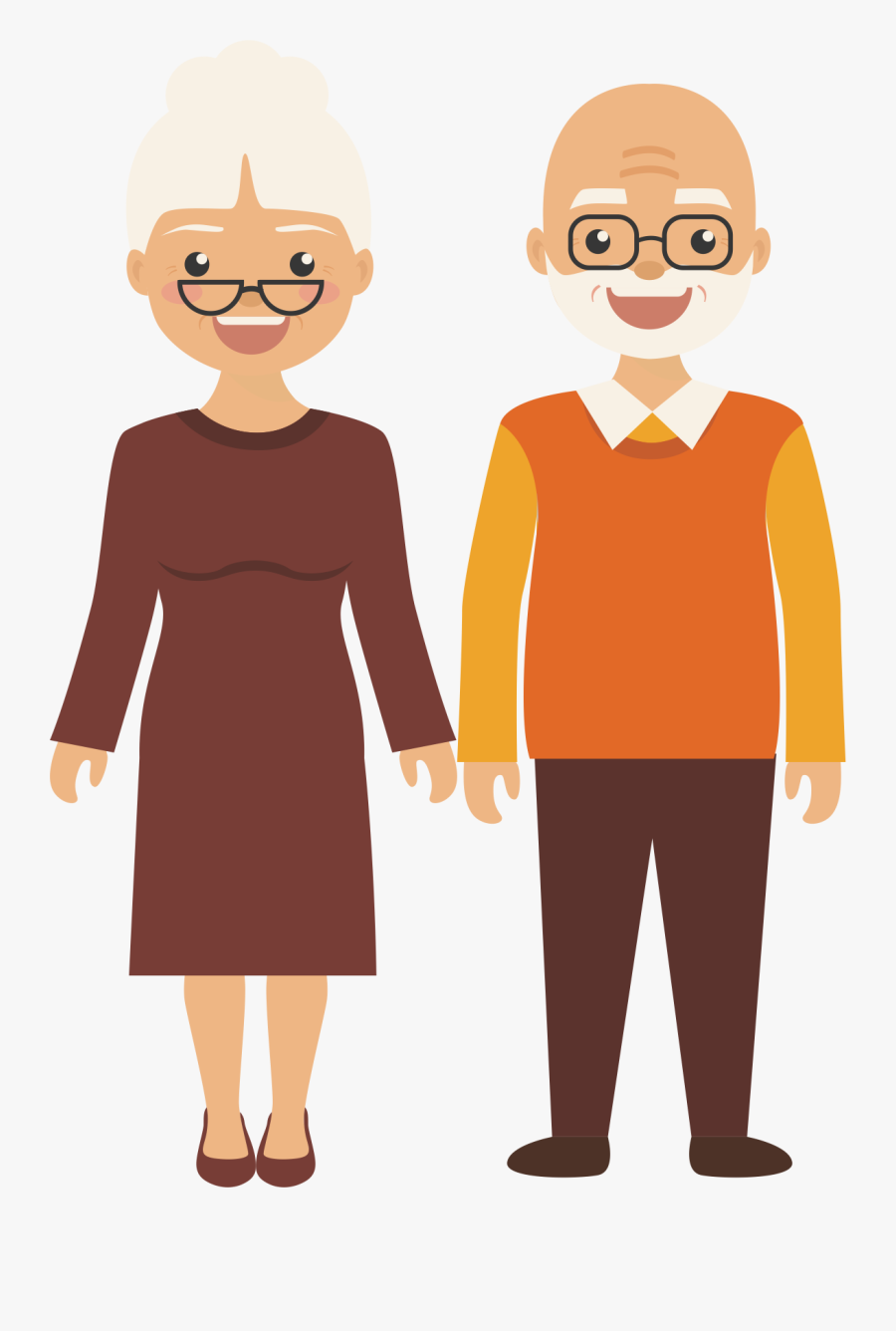 Clipart Stock Clip Art Happy Man - Old People Clipart Png, Transparent Clipart