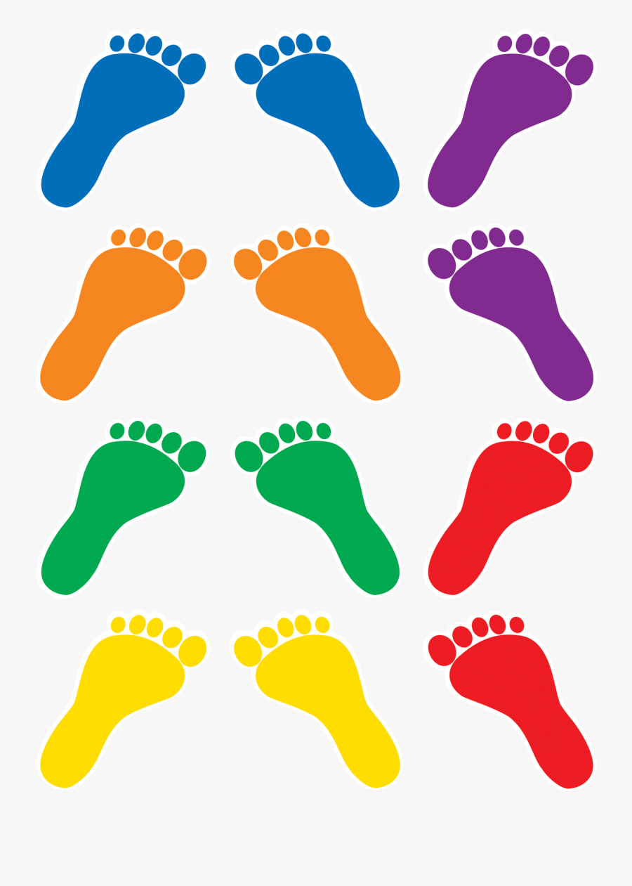 Mini Footprints Clipart , Png Download - Footprint Cutouts , Free ...
