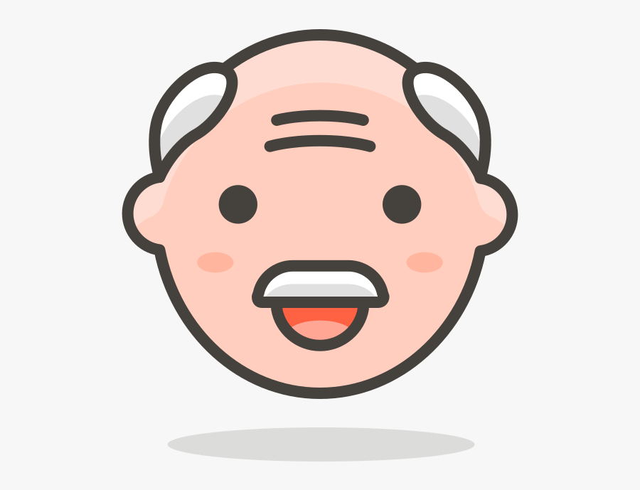 Transparent Old Man Face Clipart - Old Man Face Graphic, Transparent Clipart
