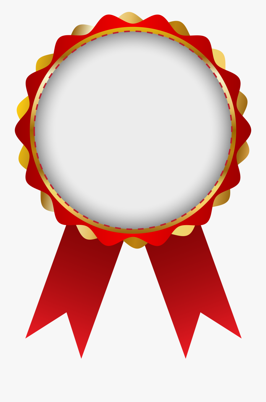 Download Seal Badge Red Clipart Png Photo - Ribbon Badge Transparent Png, Transparent Clipart