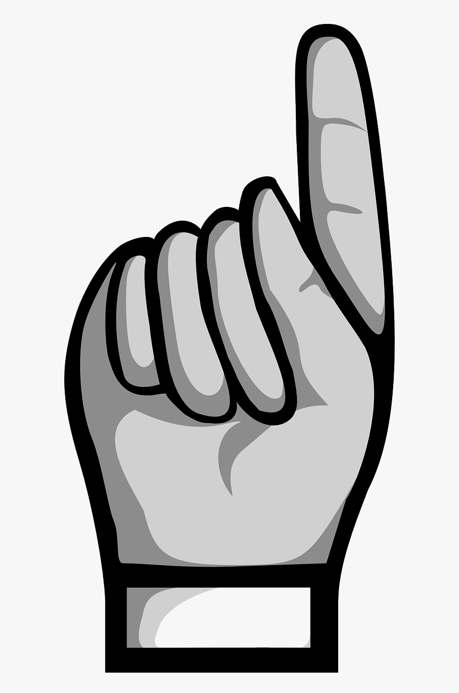 Transparent Hand Pointing Png - Hand Pointing Up Clipart, Transparent Clipart