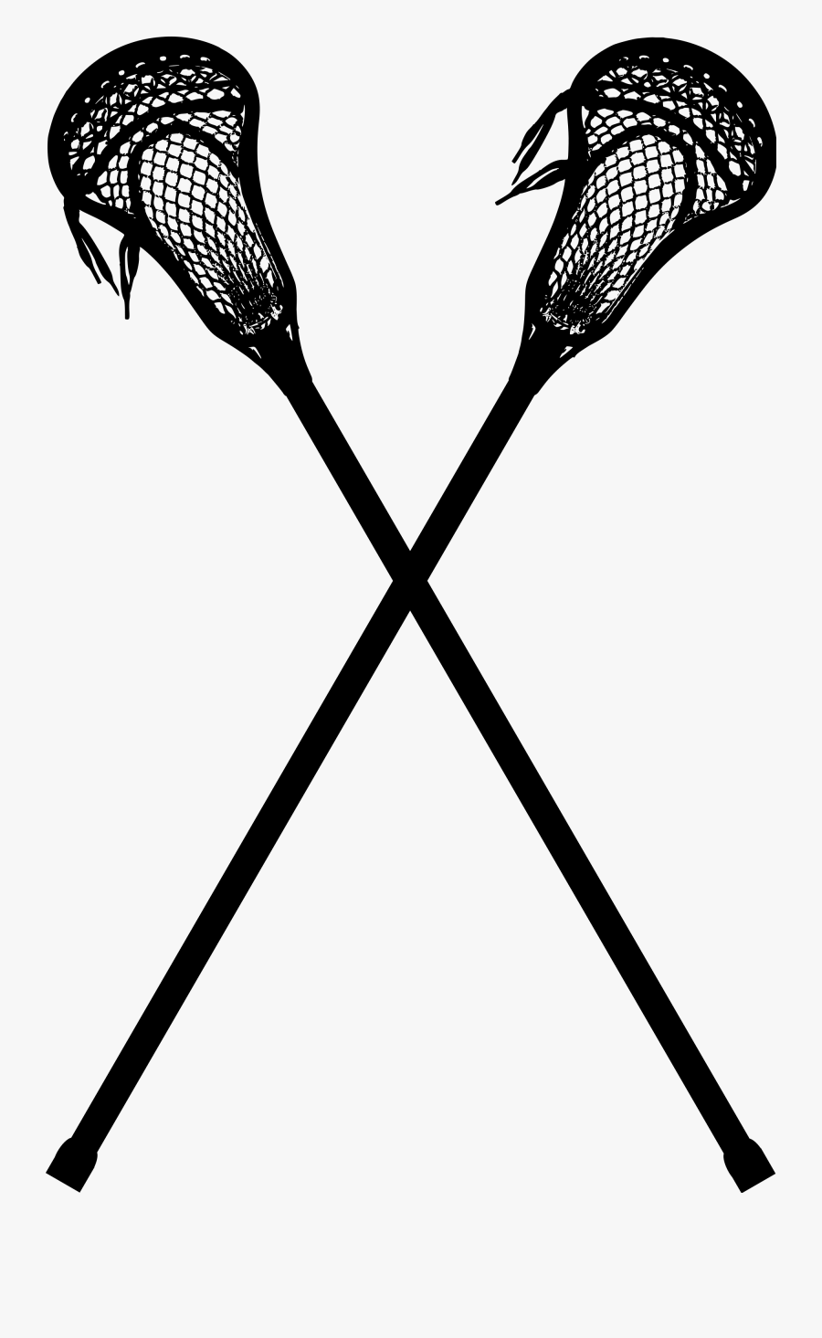 Crossed Lacrosse Sticks Skinny - Transparent Lacrosse Stick Clipart , Fre.....