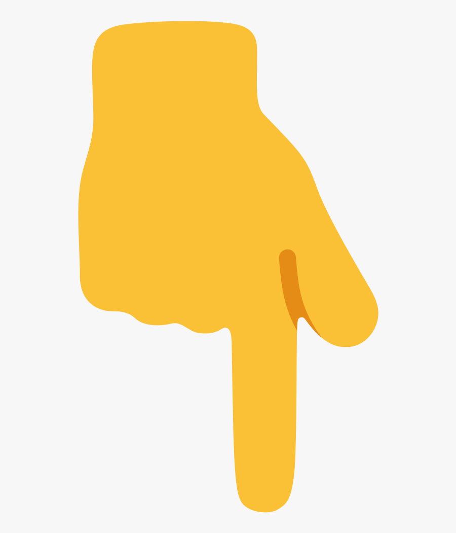 Finger Pointing Emoji Png Commercial Roofing Services - Finger Point Down Png, Transparent Clipart