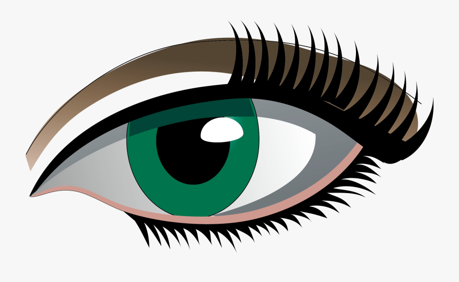 Eyelash Clipart Simple Eye - Картинка Глаз На Прозрачном Фоне, Transparent Clipart