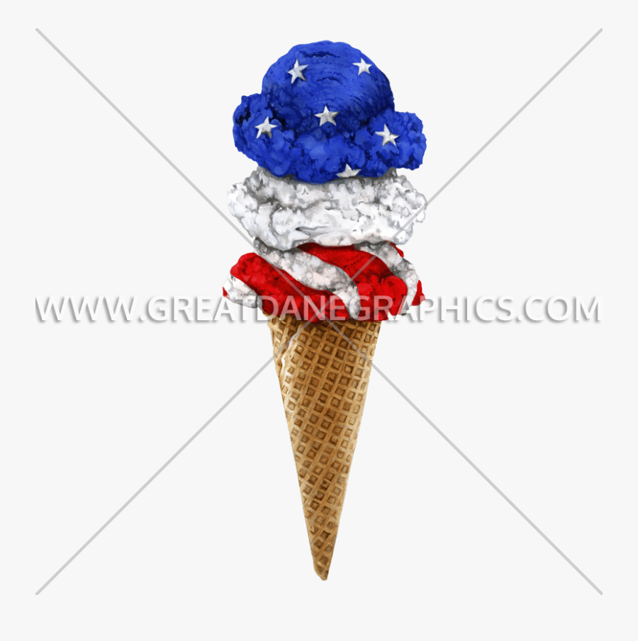 Usa Ice Cream - Patriotic Red White And Blue Ice Cream , Free 