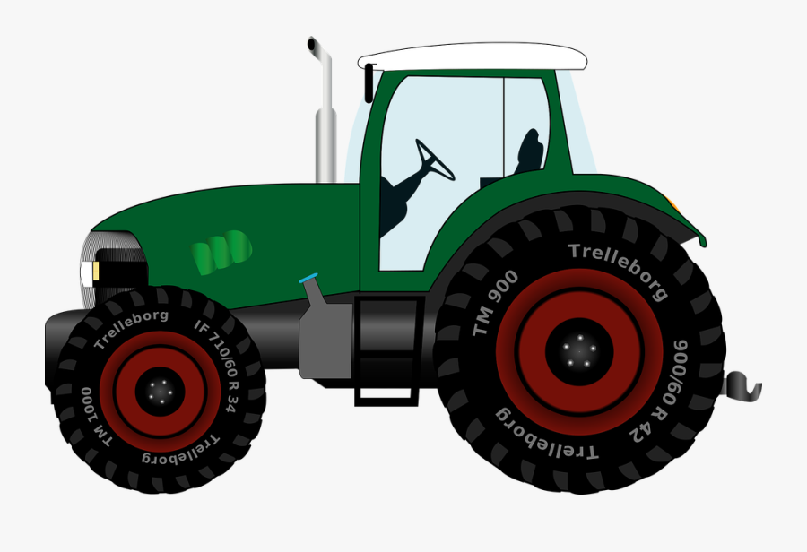 Tractor, Tug, Tractors, Agricultural Machine - Traktor Transparent, Transparent Clipart