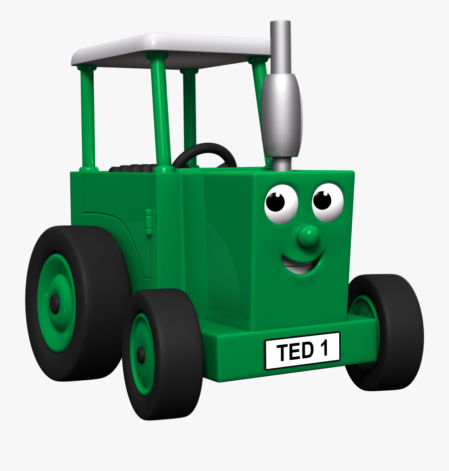 Tractor Happy Birthday Card, Transparent Clipart