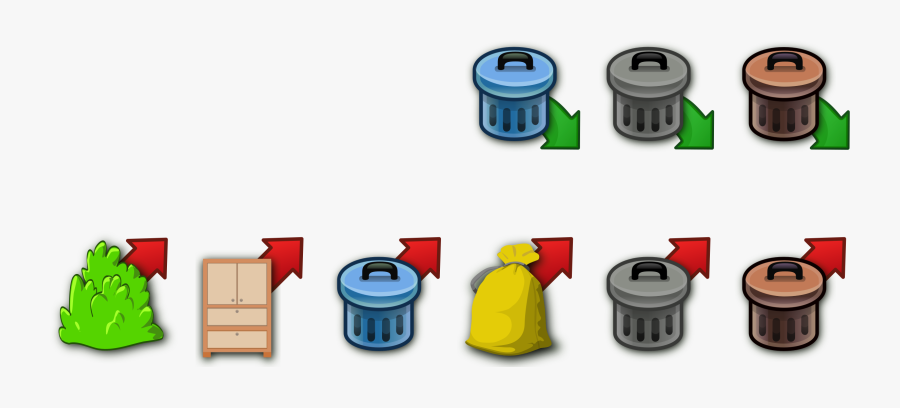 This Free Icons Png Design Of Trash Icons - Trash Can Clip Art, Transparent Clipart