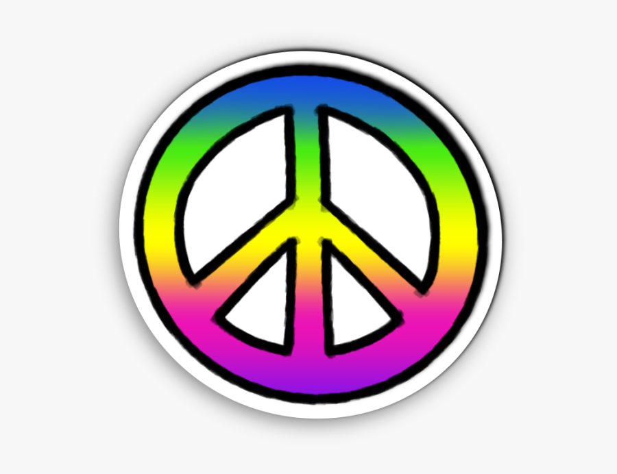 tie dye peace sign sticker clipart png download rainbow peace png free transparent clipart clipartkey tie dye peace sign sticker clipart