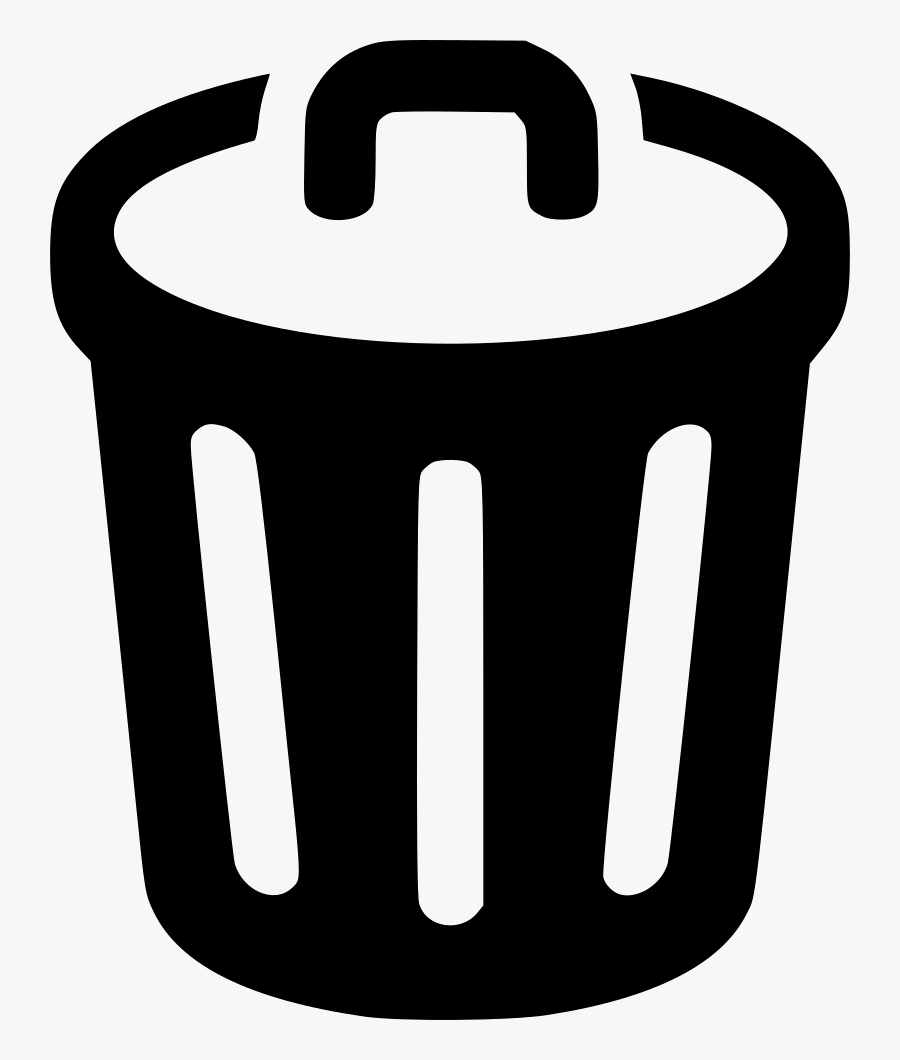 Transparent Trash Can Png - Trash Can Icon Png, Transparent Clipart