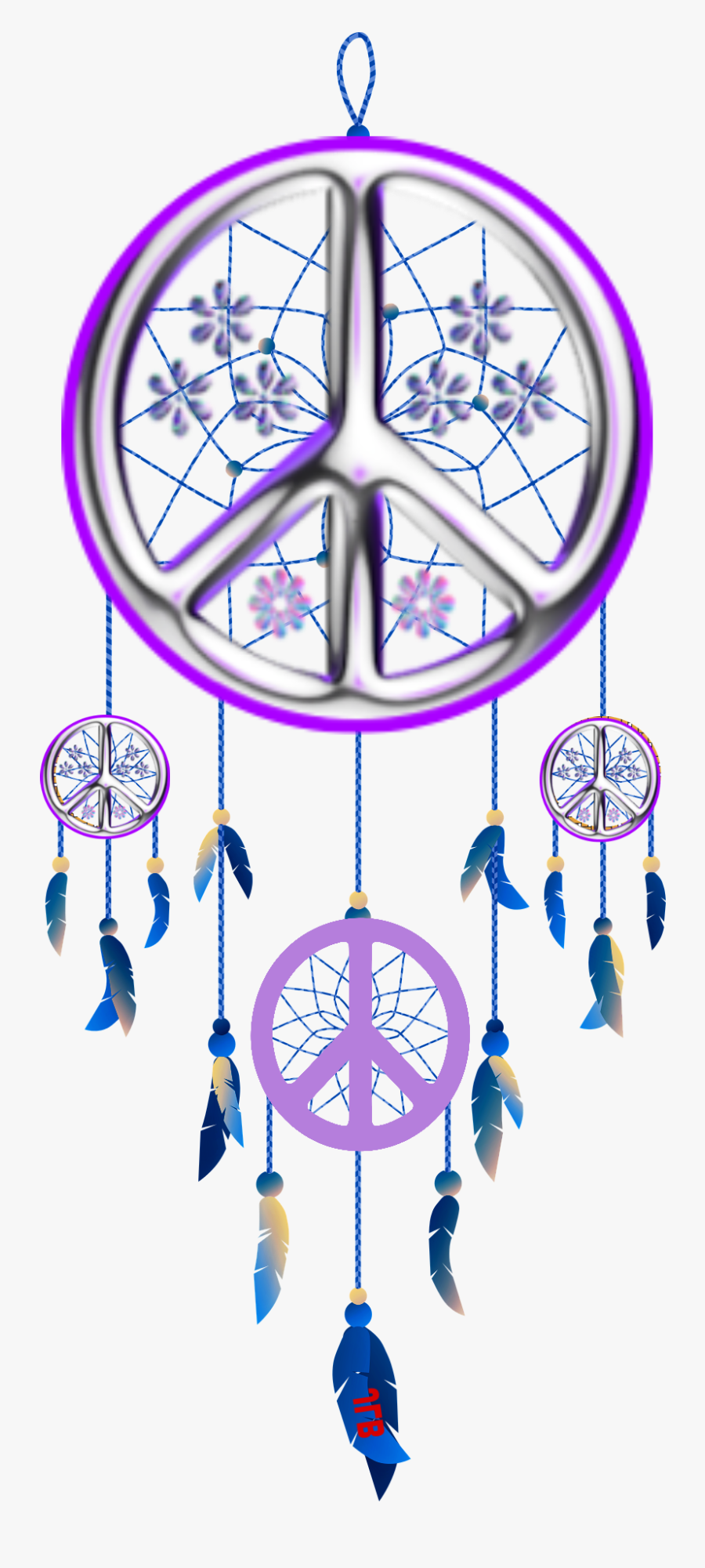 ☮dreamcatcher/jlb Peace Sign Drawing, Peace Sign Art, - Transparent Dreamcatcher, Transparent Clipart