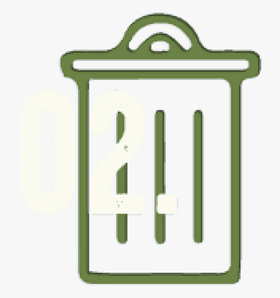 Trash Can Clipart - Sign, Transparent Clipart