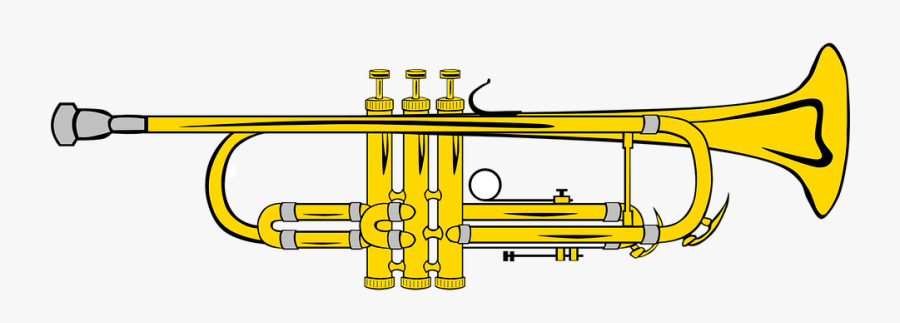 Trumpet, Music, Instrument, Pipe, Blow, Blowing - Trumpet Clip Art, Transparent Clipart