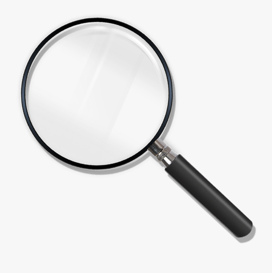 Glass Magnifying Realistic Icon Png Download Free Clipart - Free Magnifying Glass Clipart Realistic, Transparent Clipart