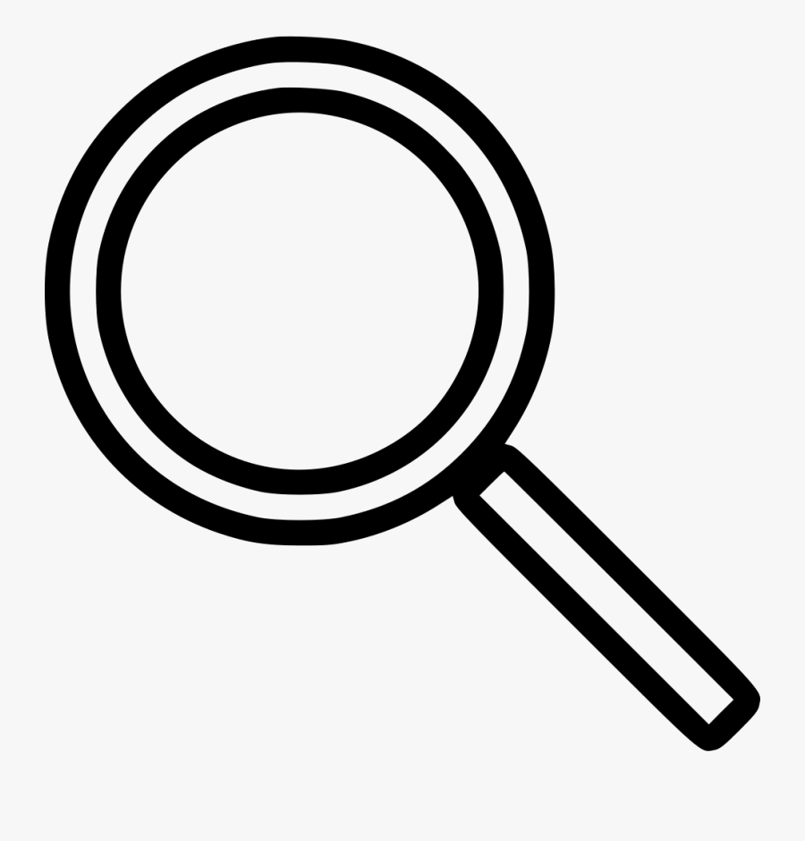 Transparent Magnifying Glass Png - Transparent Magnifier Icon, Transparent Clipart